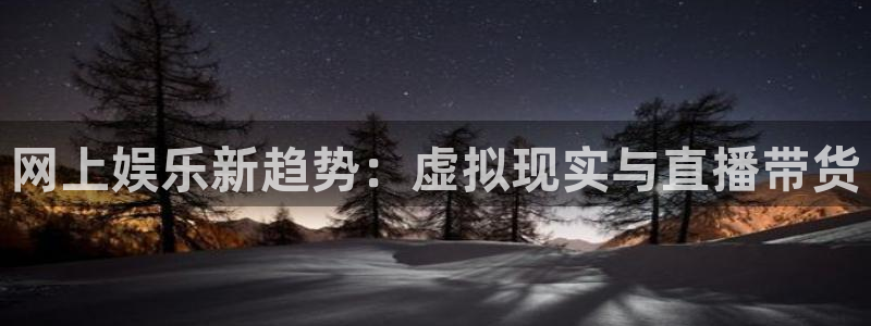 彩虹多多3登录：网上娱乐新趋势：虚拟现实与直播带货
